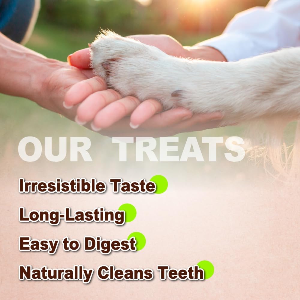 Afreschi Natural Turkey Tendon Strip 3 oz, All Natural Human Grade Puppy Chew, USA-Sourced Turkey Tendon, Hypoallergenic, Easy to Digest, Rawhide Alternative